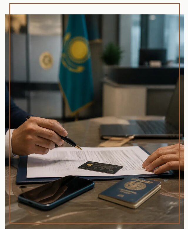 Открытие счета и банковской карты в Казахстане в Чернушке